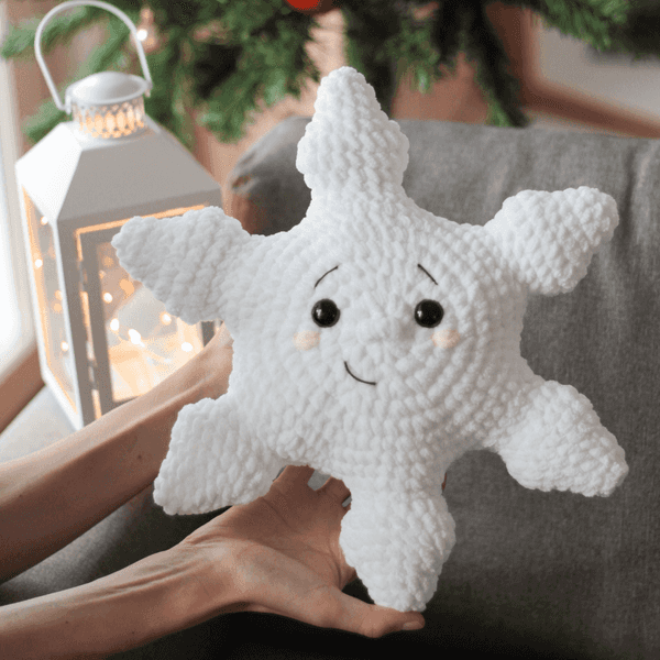 Snowflake Pillow main image